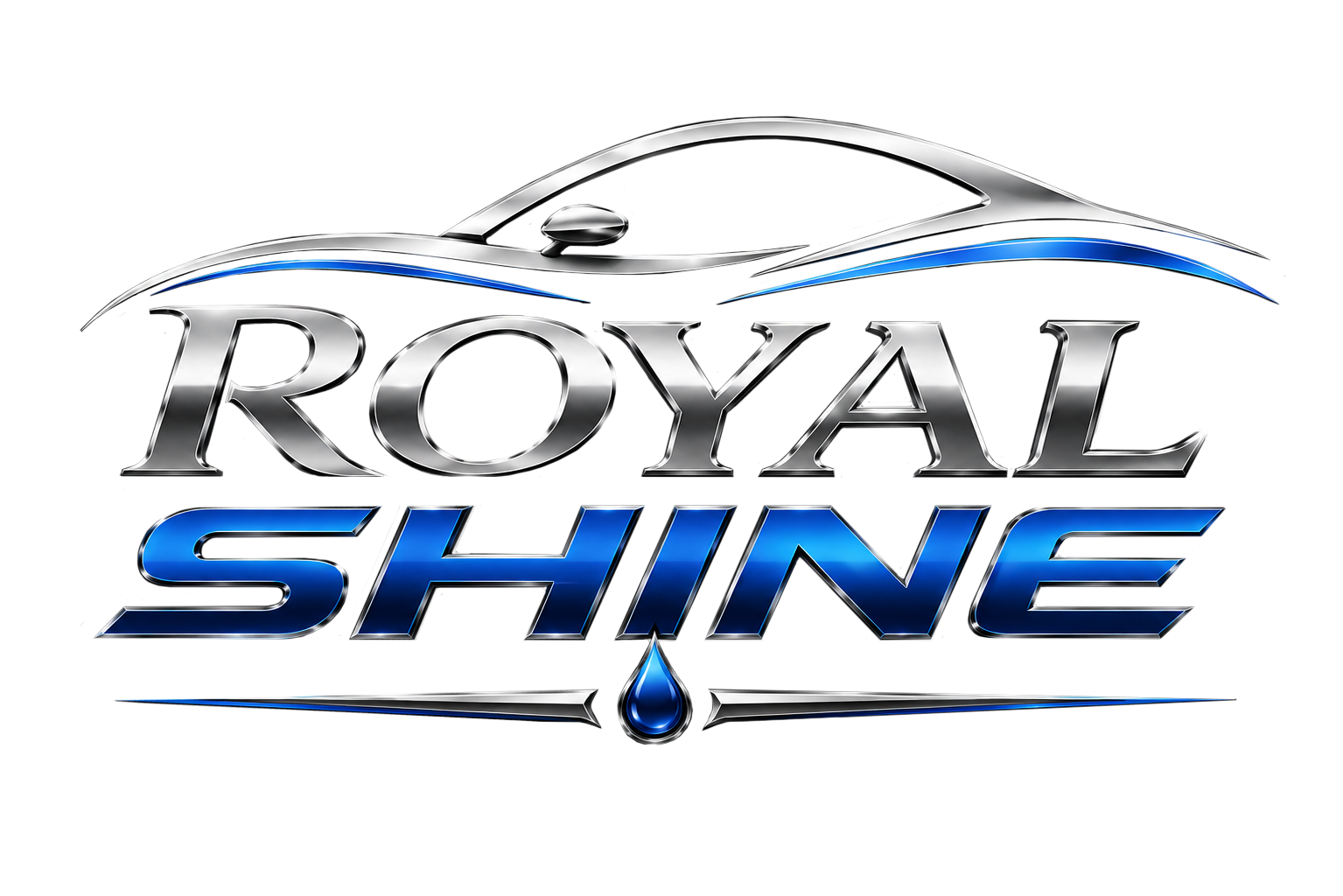 Royal Shine Auto Detailing - Transparent Logo
